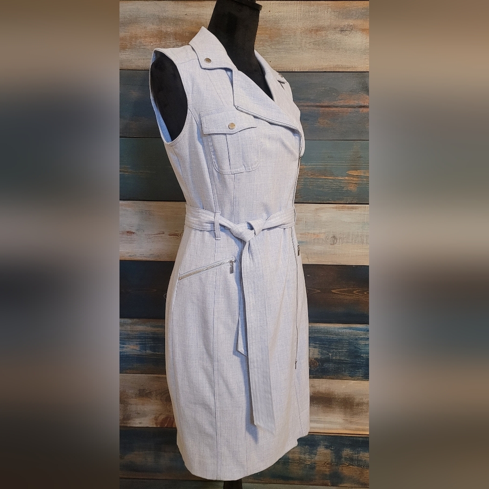Calvin Klein Moto Tank Sheath Dress